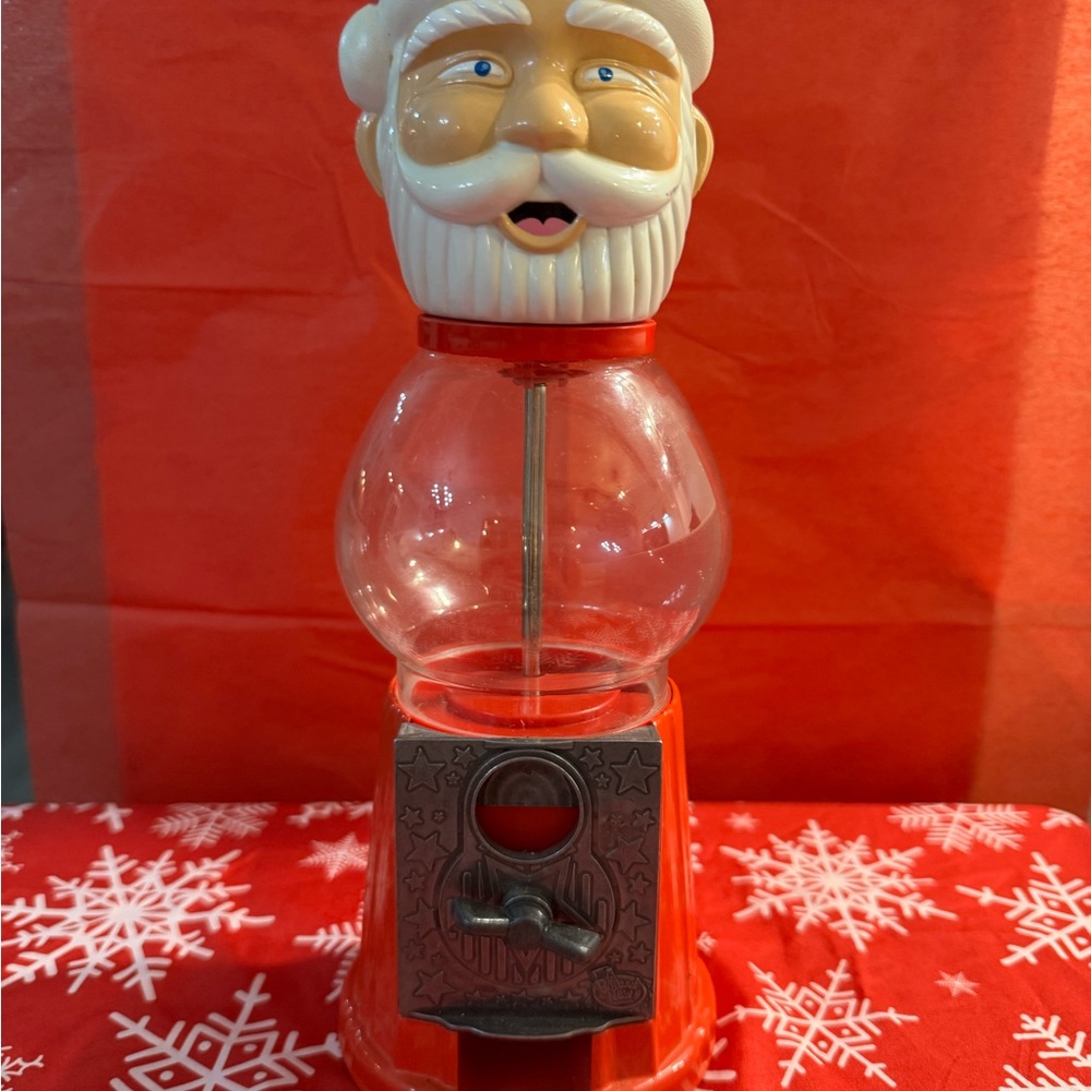 Vintage Santa Claus Gumball Dispenser 1990s